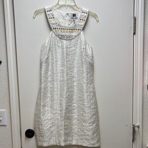 Laundry by Design Women's Pearl White Mini Dress - Size S